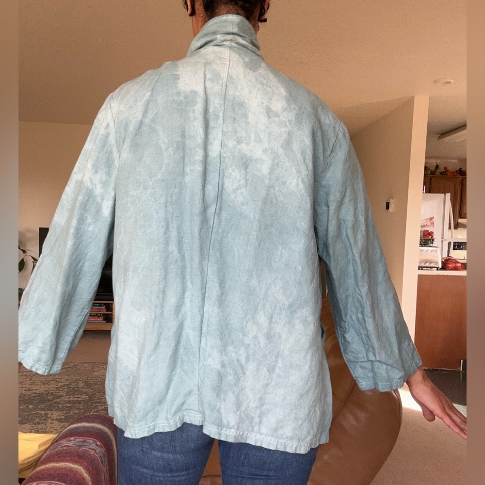 Eileen Fisher Light Blue Blazer - Picture 3 of 8